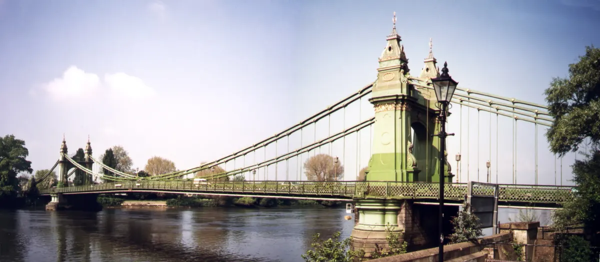 Hammersmith Bridge over the River Thames