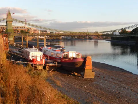 River Thames riverside at Hammersmith